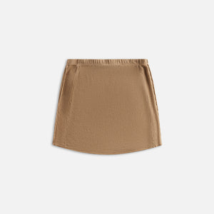 Sami Miro Vintage Porterhouse French Terry Mini Skirt - Taupe