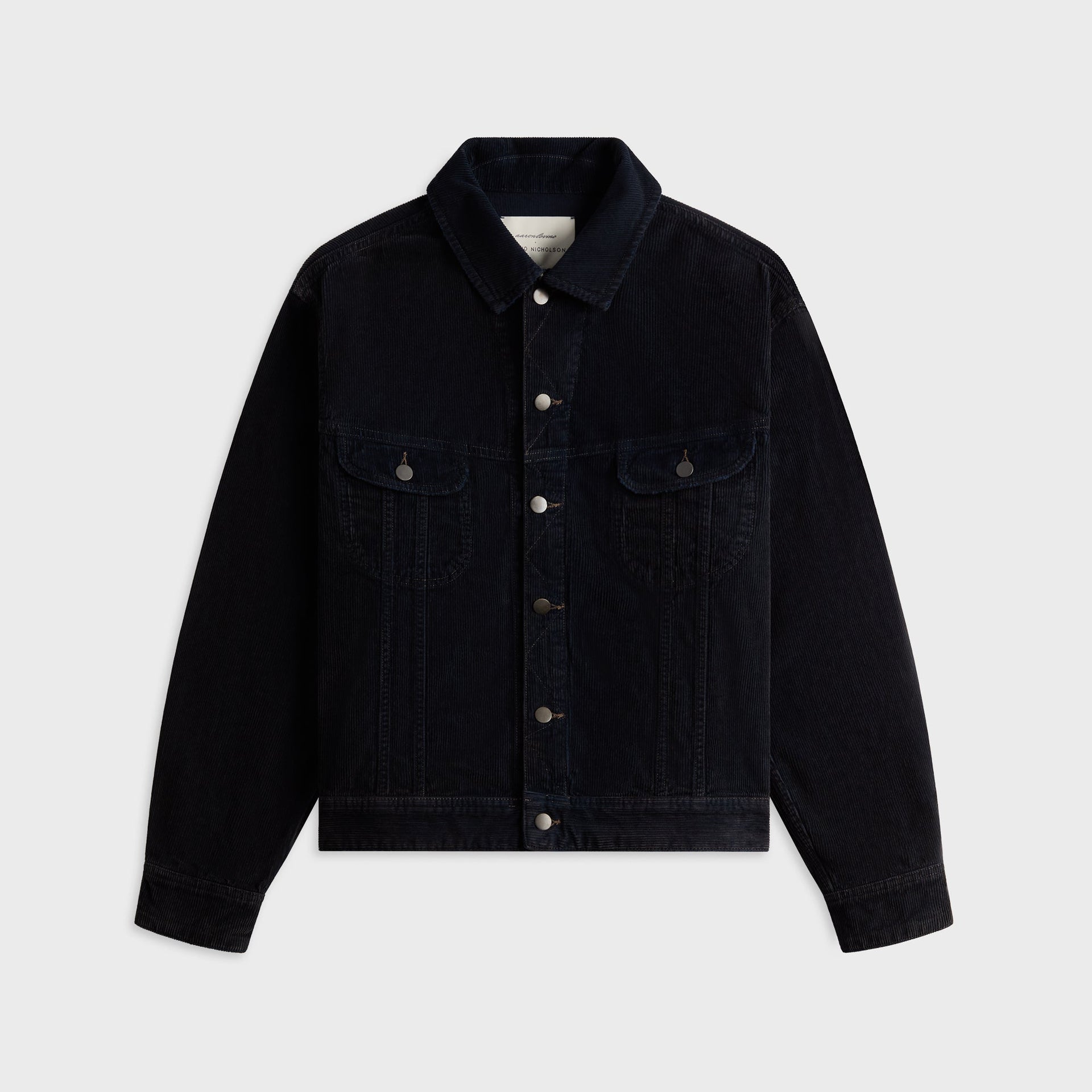Studio Nicholson x Aaron Levine Derby Double Dye Trucker Jacket - Faded Blue