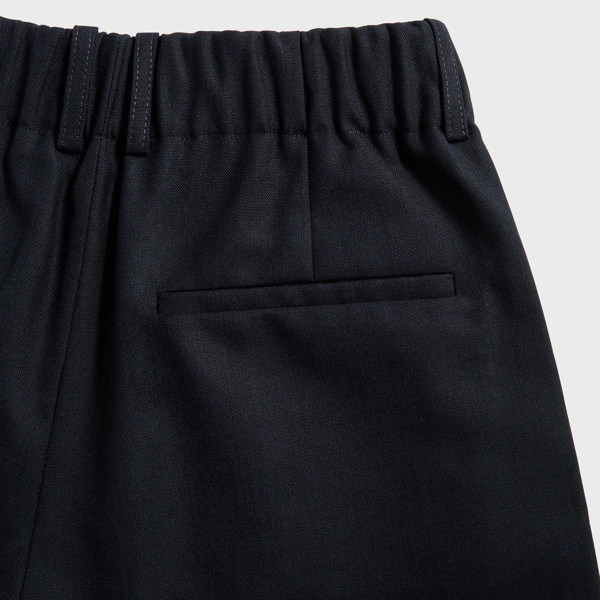 Studio Nicholson Noam Tropical Wool Pant - Darkest Navy