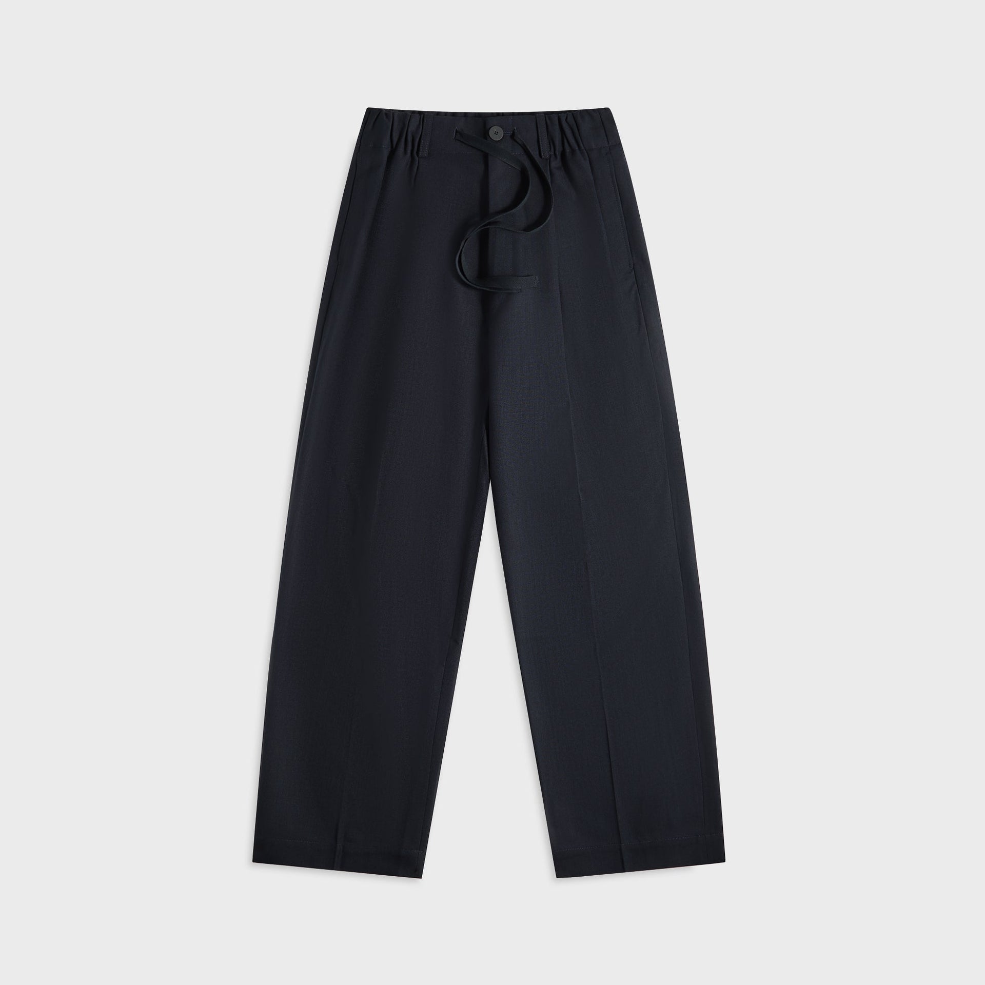 Studio Nicholson Noam Tropical Wool Pant - Darkest Navy