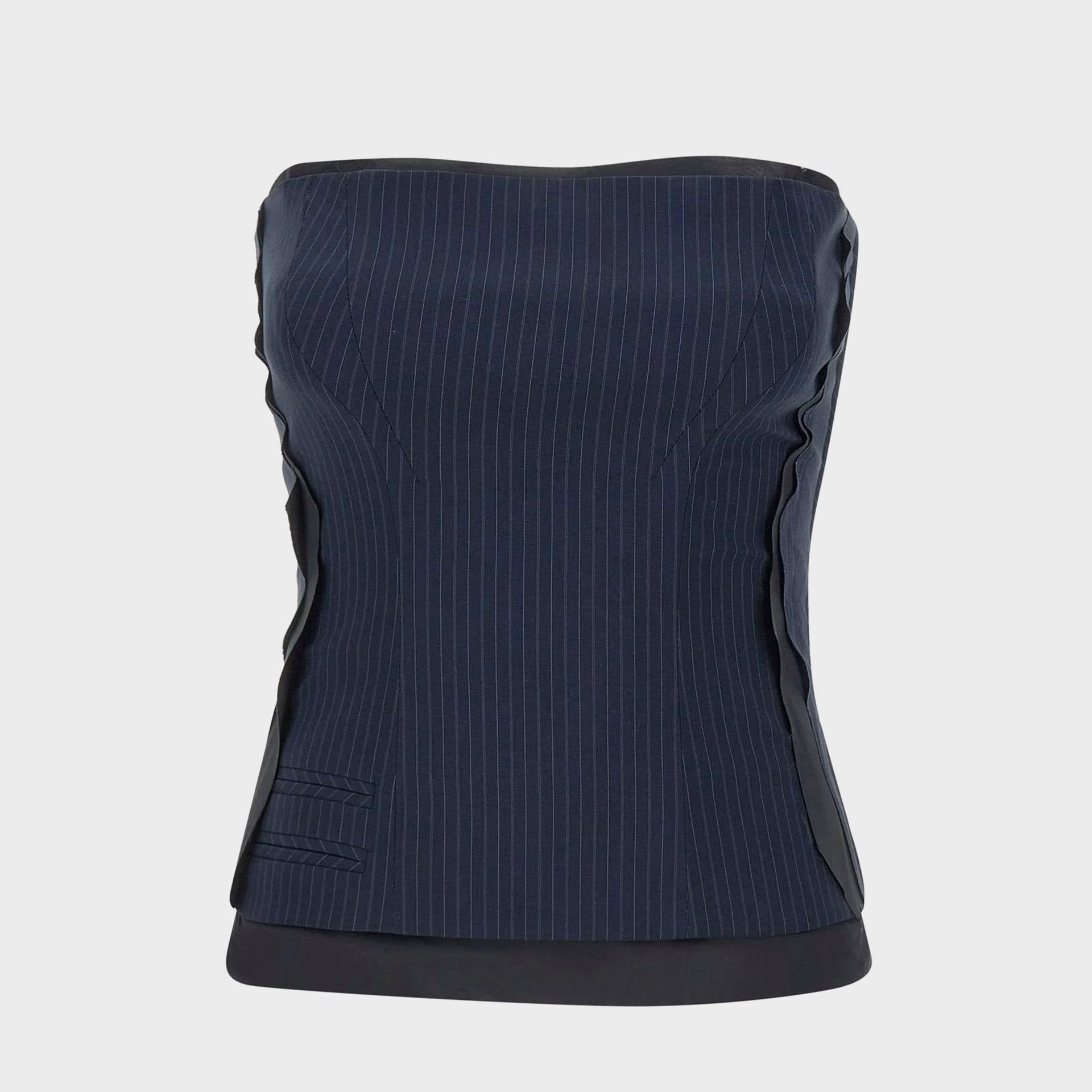 Ottolinger Suit Corsage - Navy Striped
