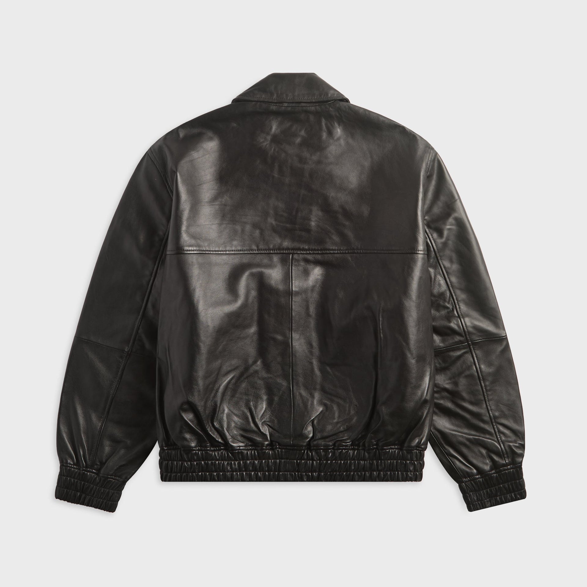 Studio Nicholson Piston Leather Jacket - Black