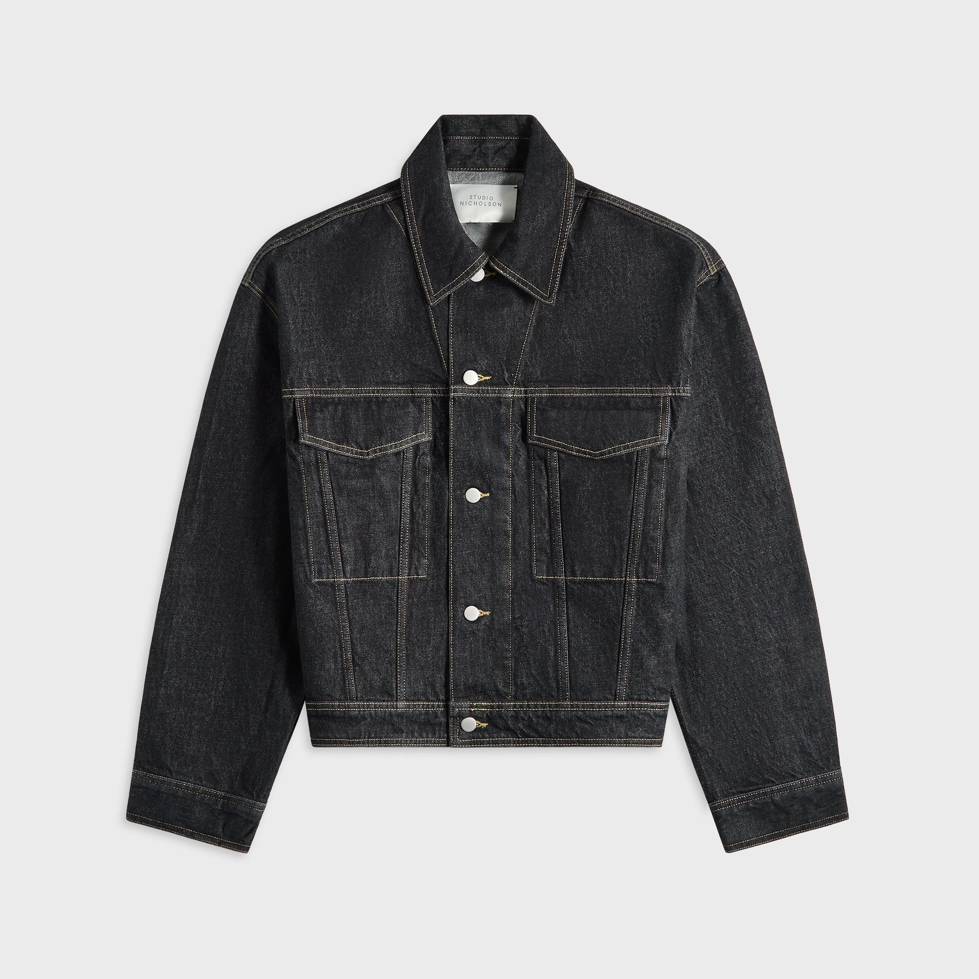 Studio Nicholson Classic Denim Jacket - Black