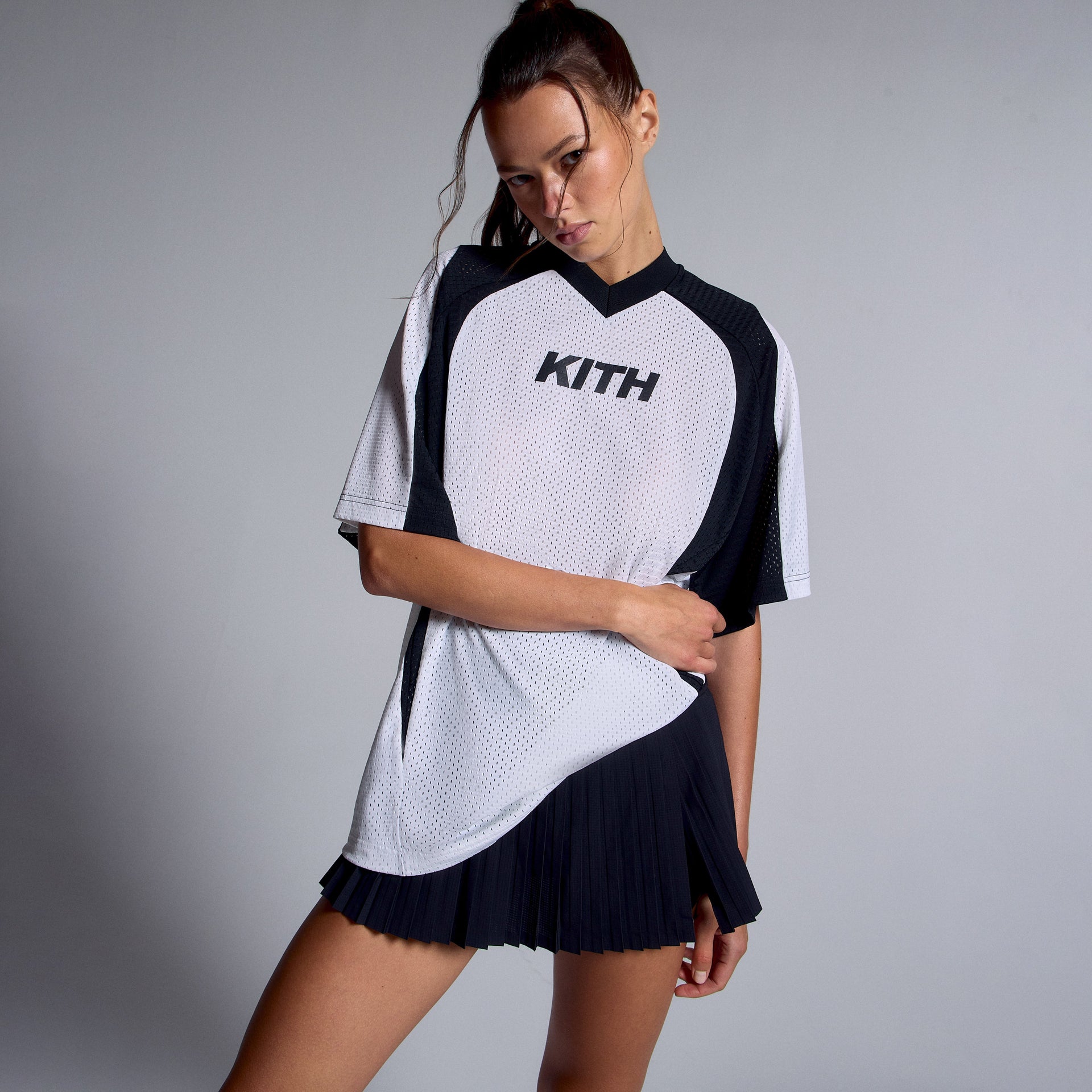 Kith Women Ridley II Mesh Short Sleeve Tee - White - PH