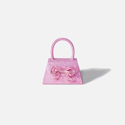 Self-Portrait Diamonte Capri Micro Bag - Pink – Kith