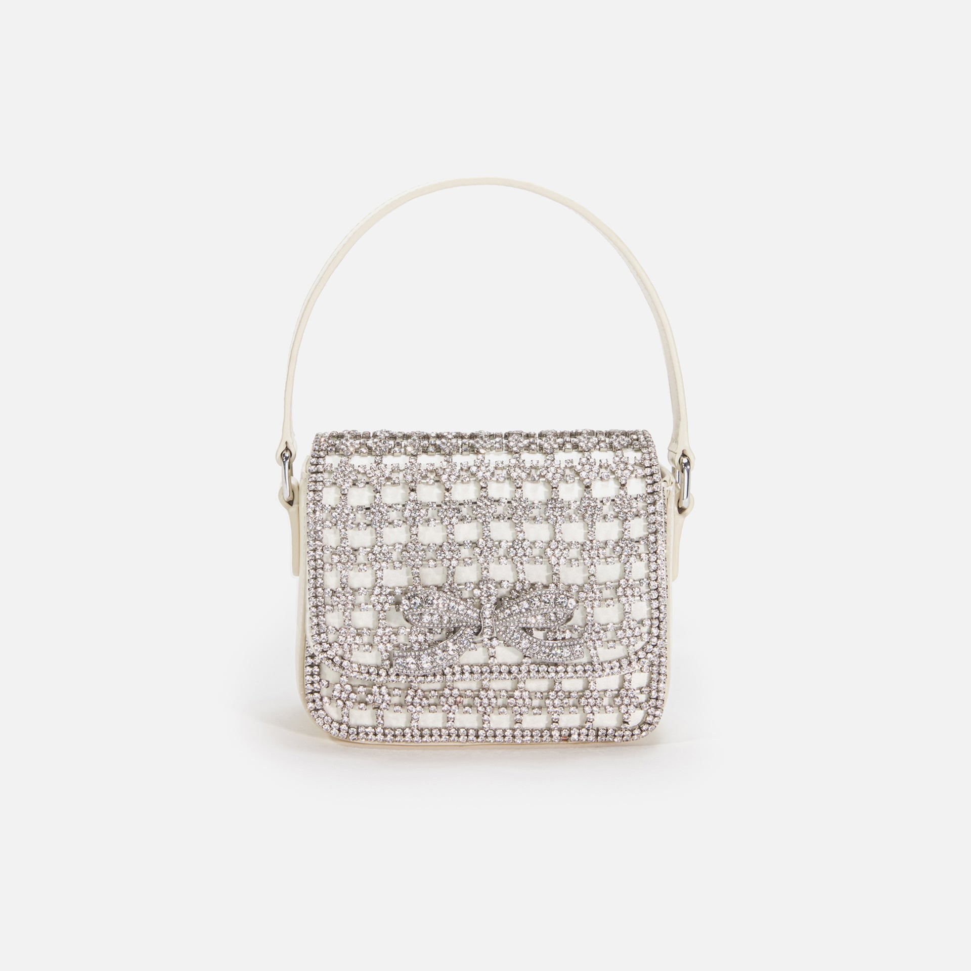 Self-Portrait Crystal Micro Bag - Champagne