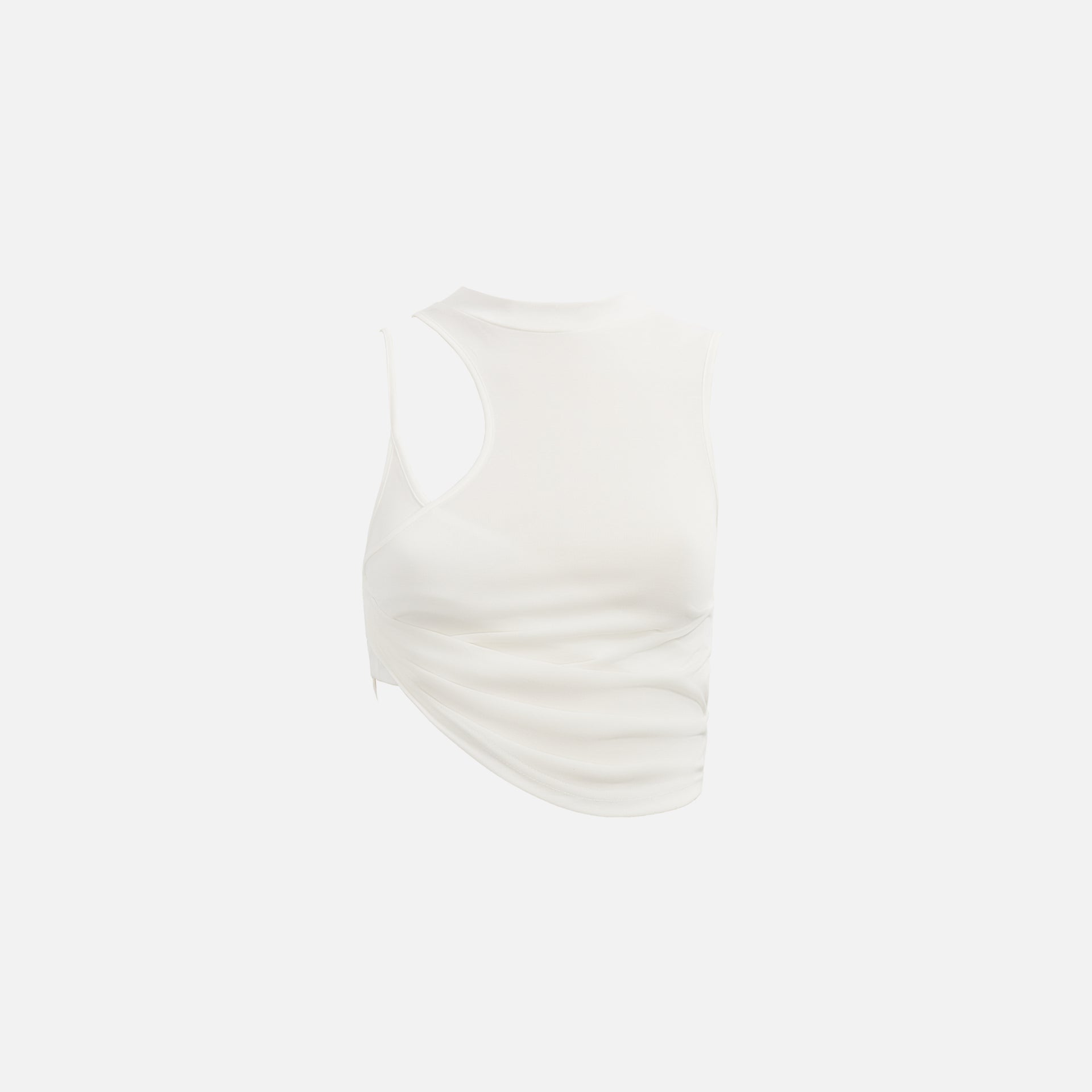 Hyein Seo Twisted Crop Top - Ivory