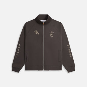 Adish Nujum Cotton Track sweatshirt Jacket - Dark Grey