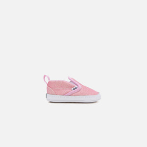 Vans Infant Classic Slip-On V Crib - Glitter Pink