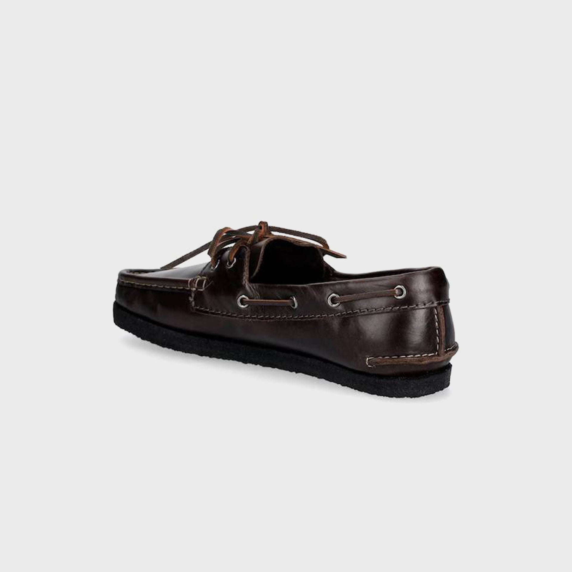 Clarks Godney Boat Shoe - Chestnut Brown