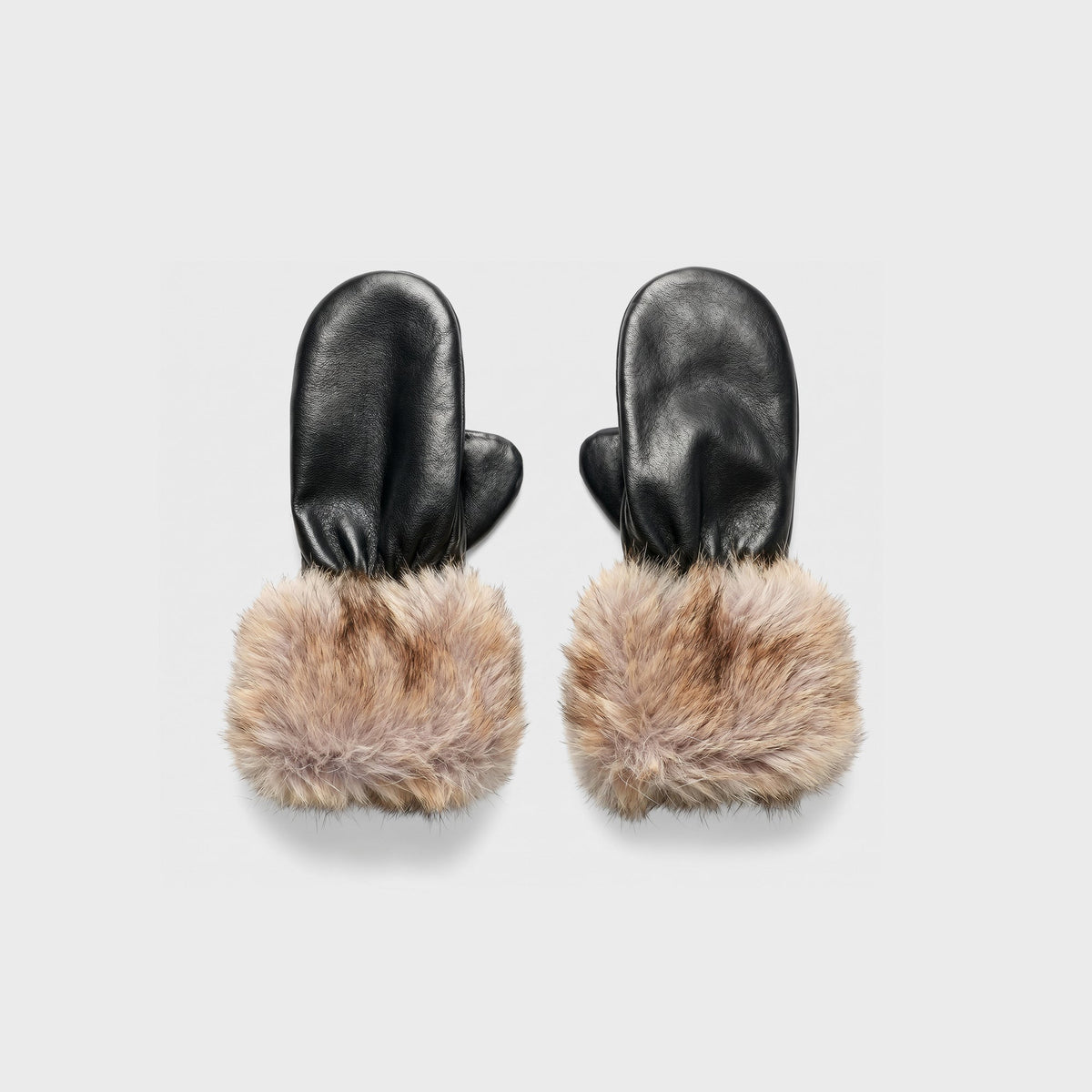 Stand Studio Jane Mittens - Black / Natural