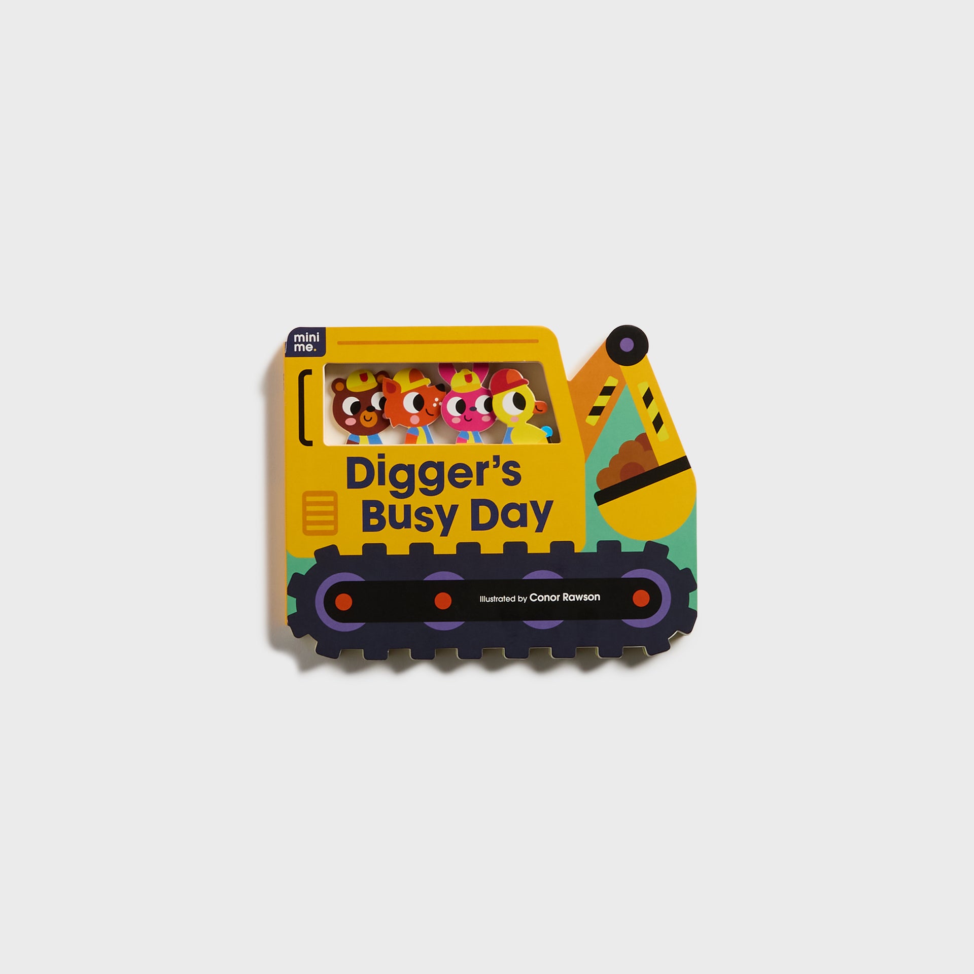 Simon & Schuster Digger`s Busy Day Shaped Board Book