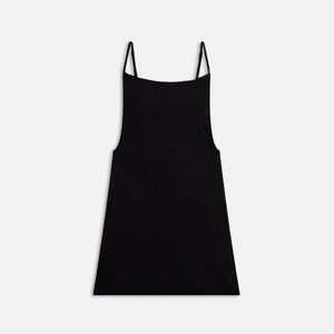 Second Skin Crepe Mesh Mini Dress - Black