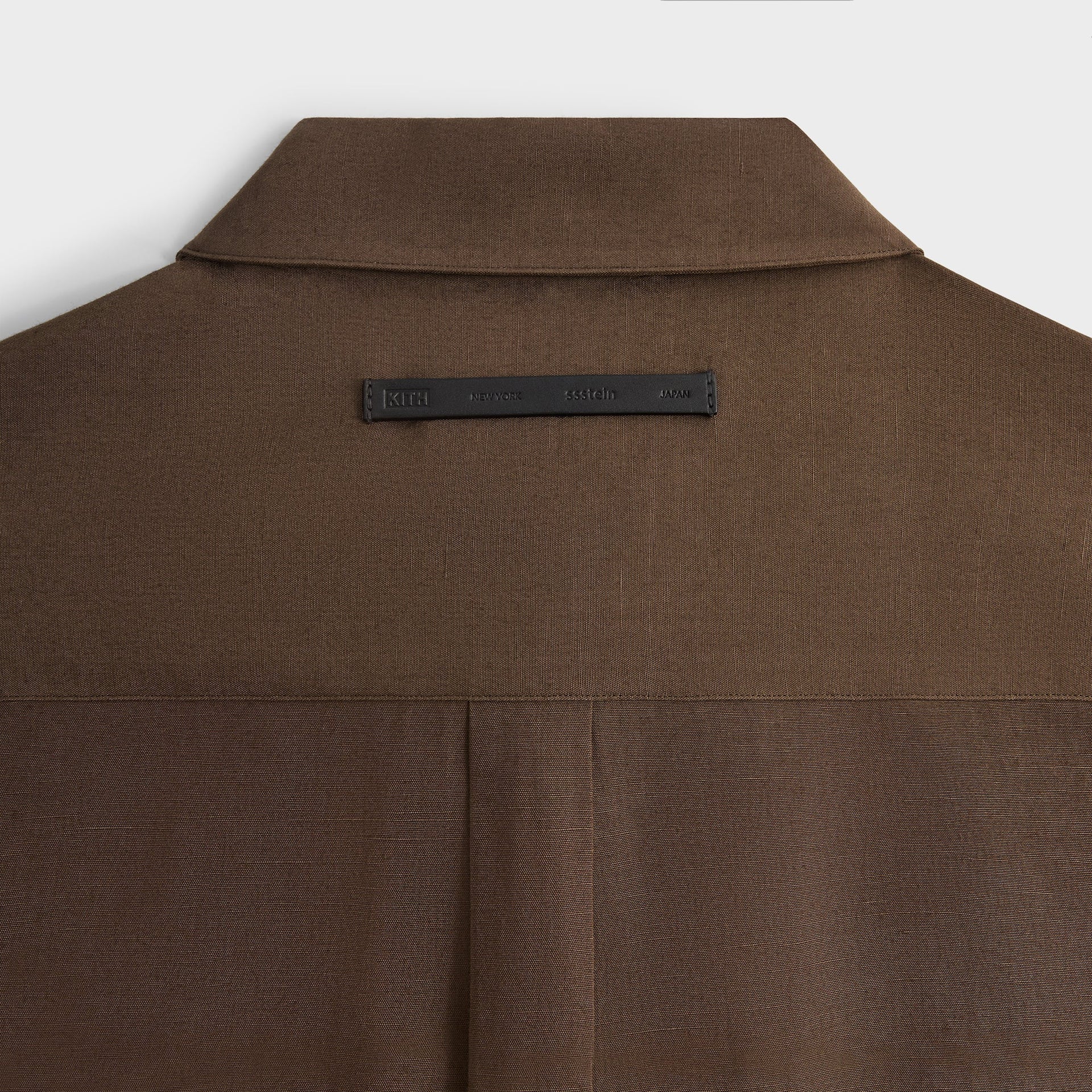 Kith 101 for ssstein Rayon Linen Button Down Shirt - Kindling - PH
