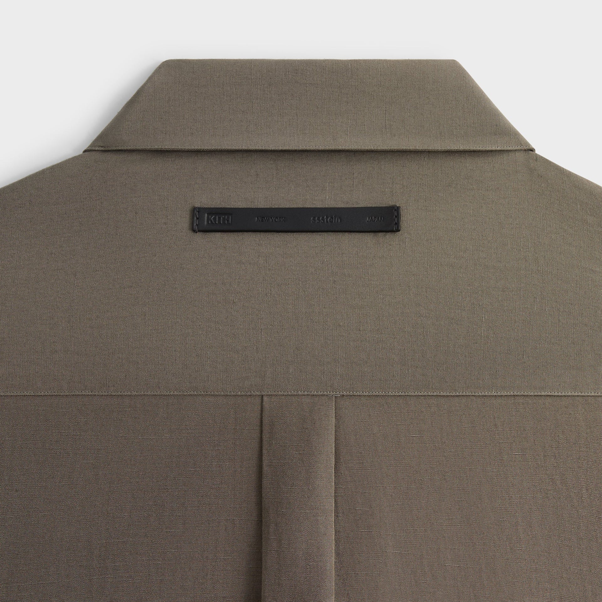 Kith 101 for ssstein Rayon Linen Button Down Shirt - Everglades - PH