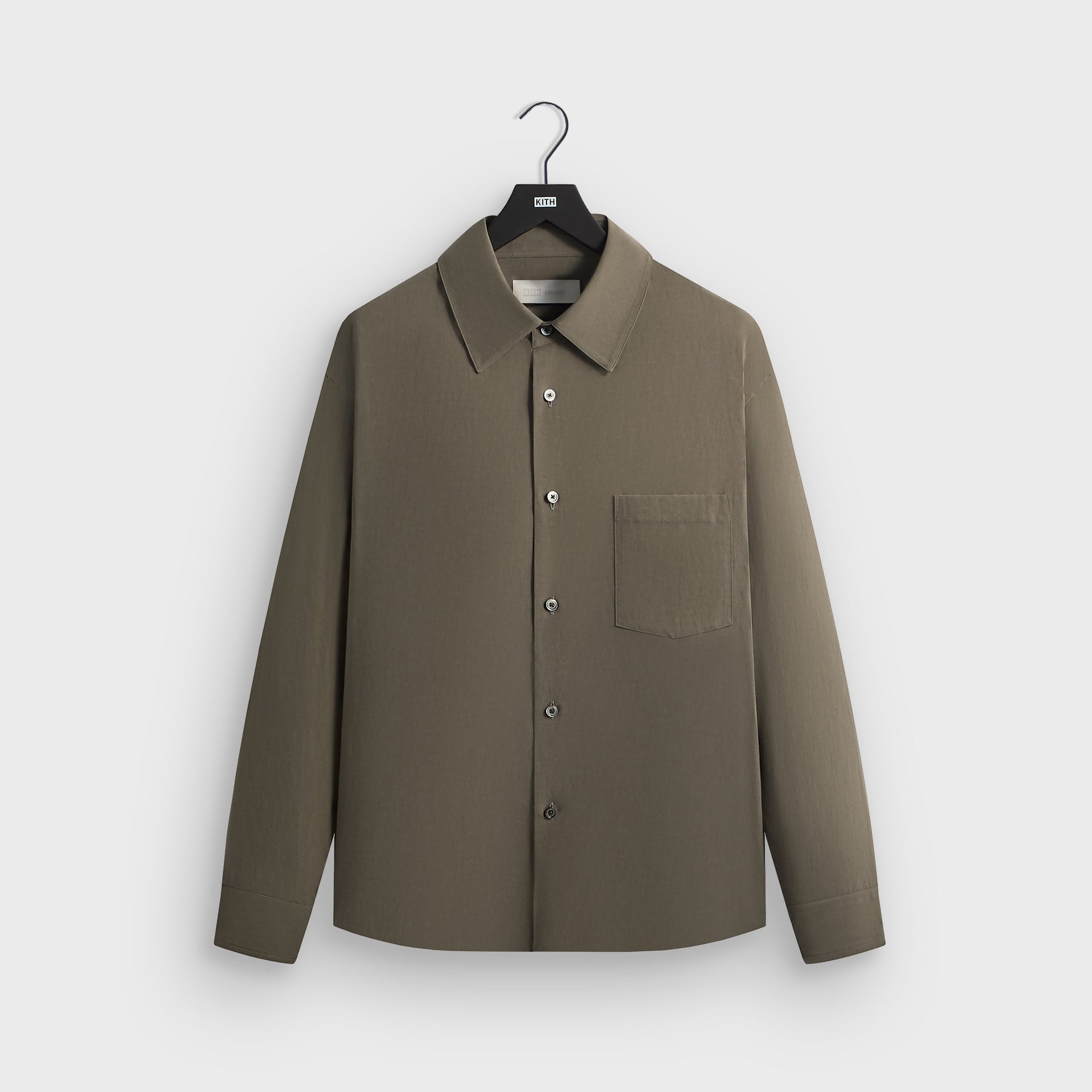 Kith 101 for ssstein Rayon Linen Button Down Shirt - Everglades - PH