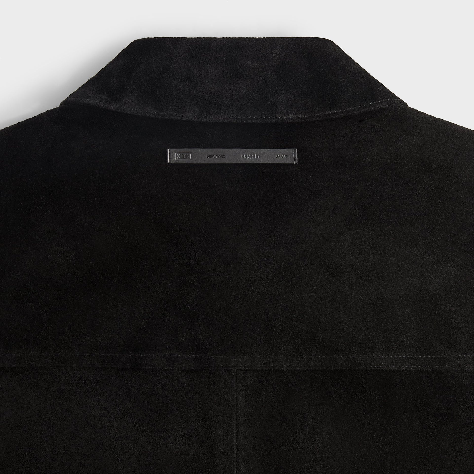Kith 101 for ssstein Suede Zip Front Jacket - Black - PH