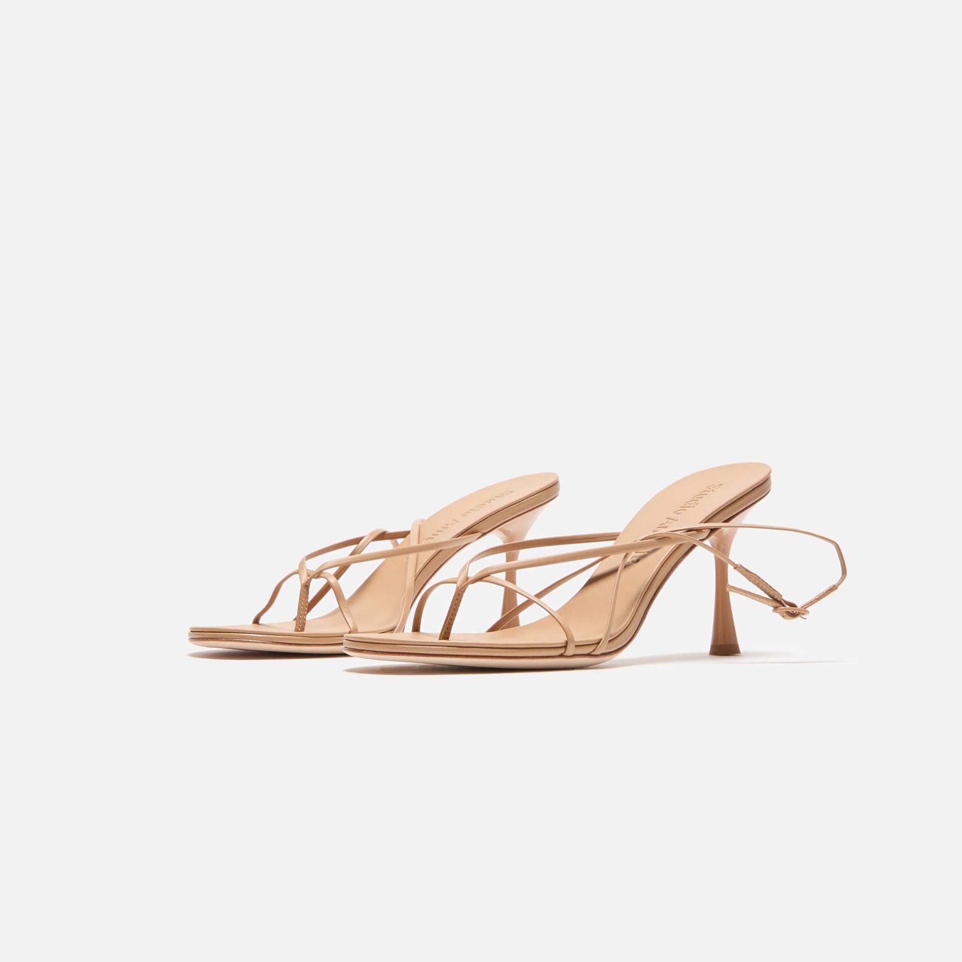 Studio Amelia Wishbone 90 Heel - Beige