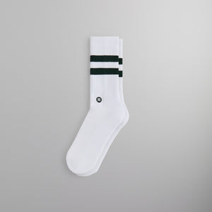 UrlfreezeShops Classics for Stance Crew Sock - White / Forest Green