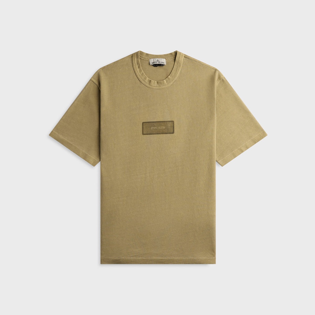 Stone Island Mineral Dyed Heavy Cotton Jersey Tee - Military Green