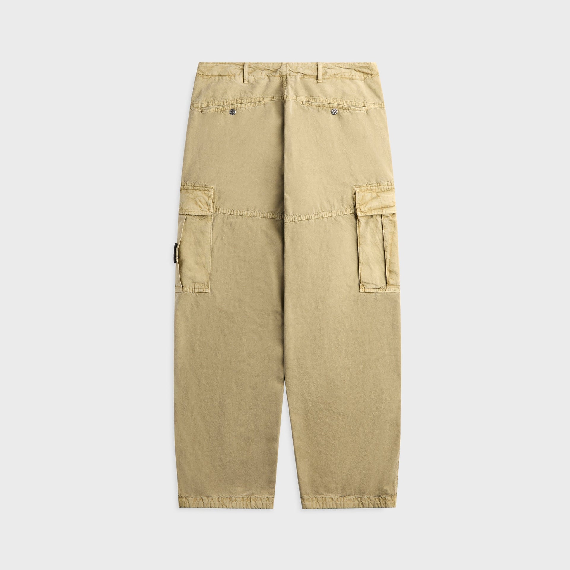 Stone Island Mineral Dyed Panama Cotton Cargo Pant - Military Green