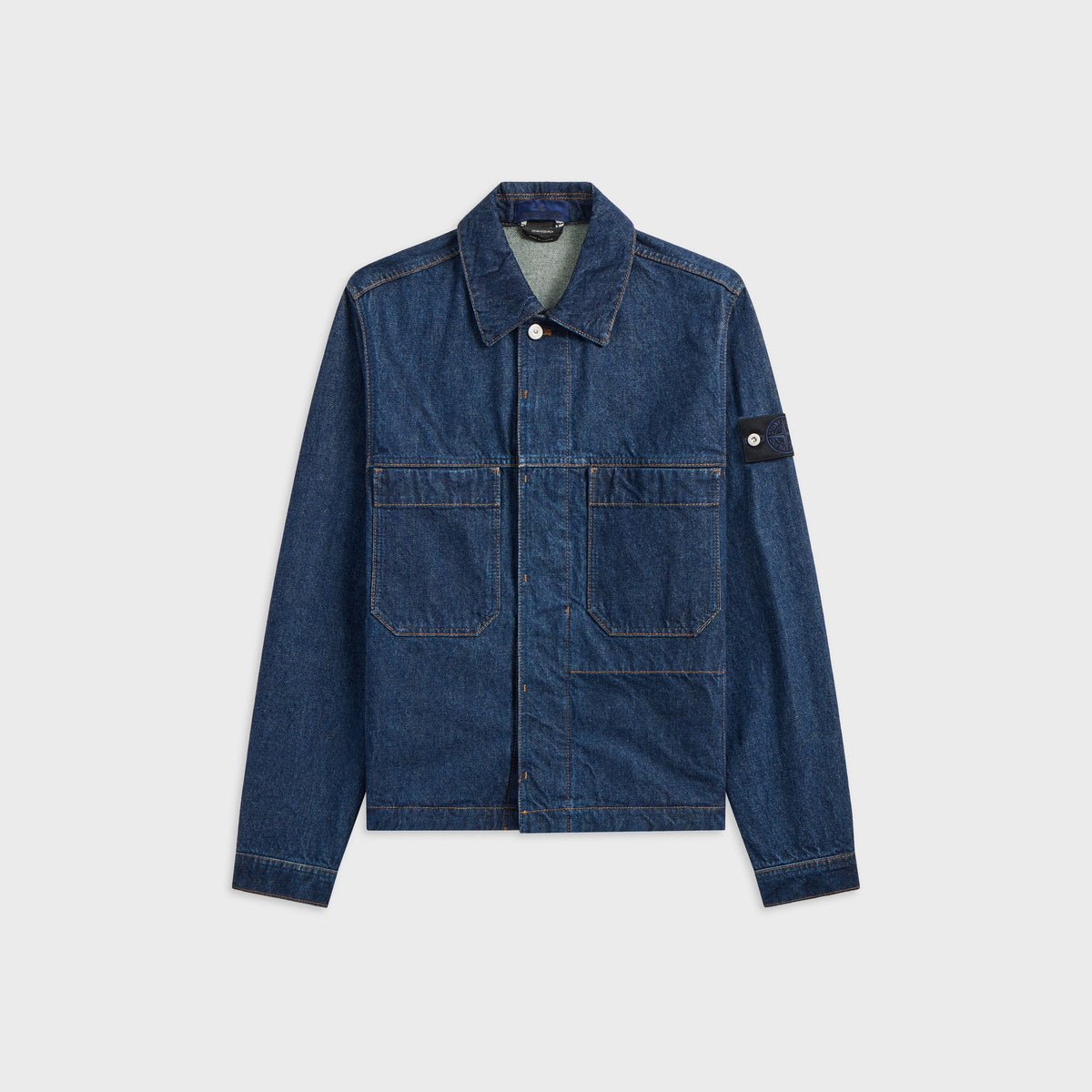 Stone Island Pockets Coach Jacket - Blue Rinse