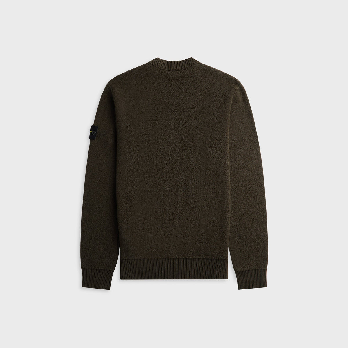 Stone Island Pure RWS Wool Loose Fit Crewneck Sweater - Coal Grey
