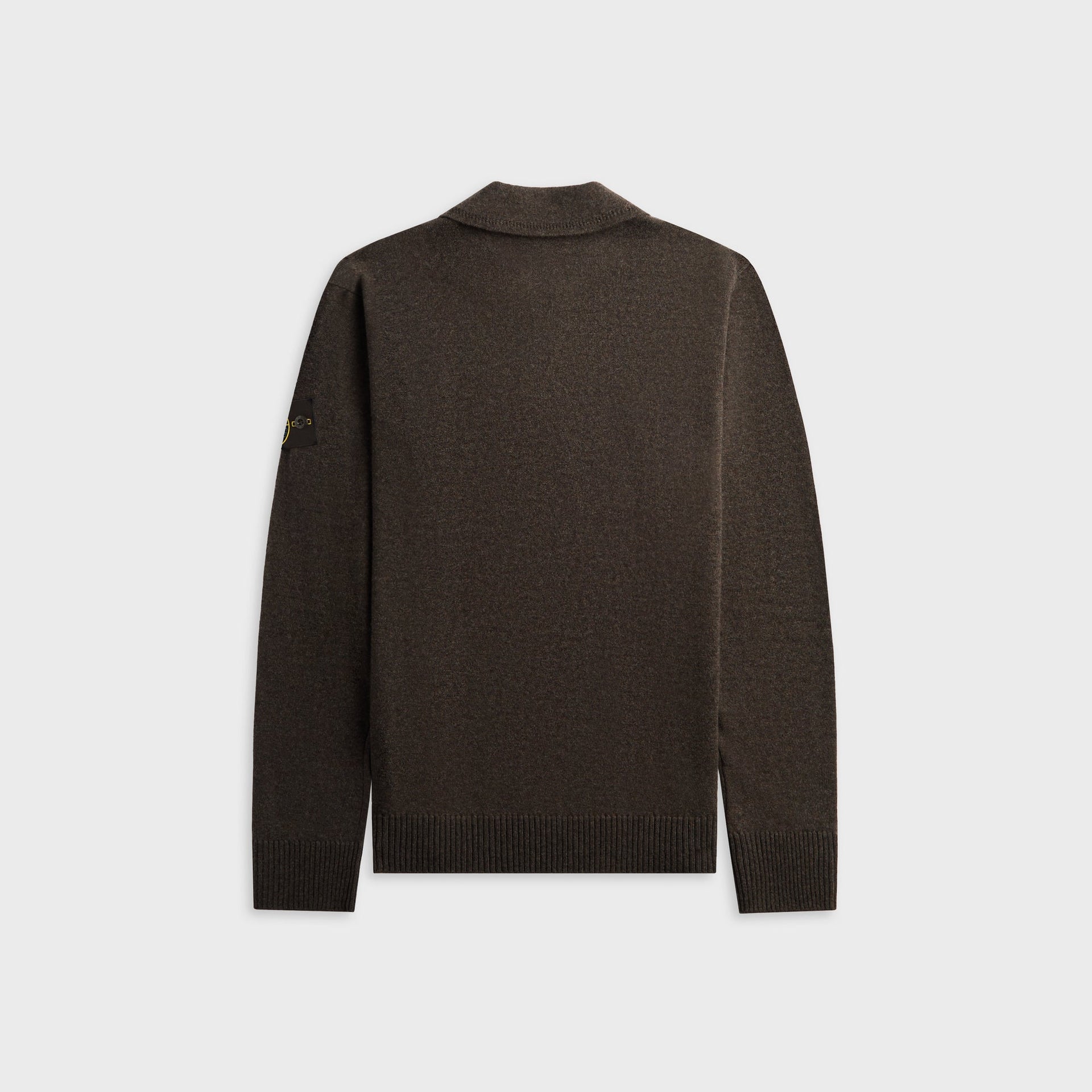 Stone Island Light RWS Geelong Wool Sweater - Lead Grey Melange