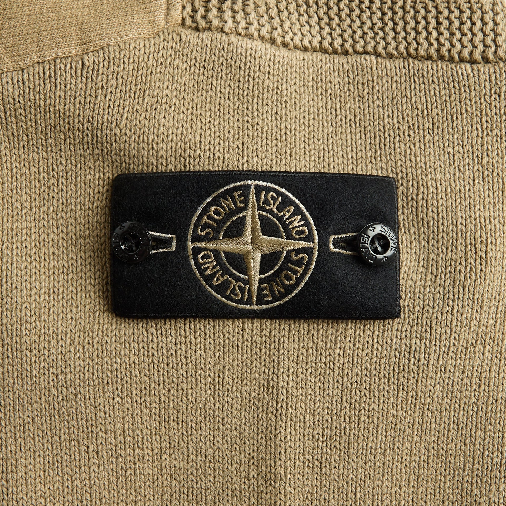 Stone Island Mineral Dyed Regenerated Cotton Hooded Sweatshirt - Military Green