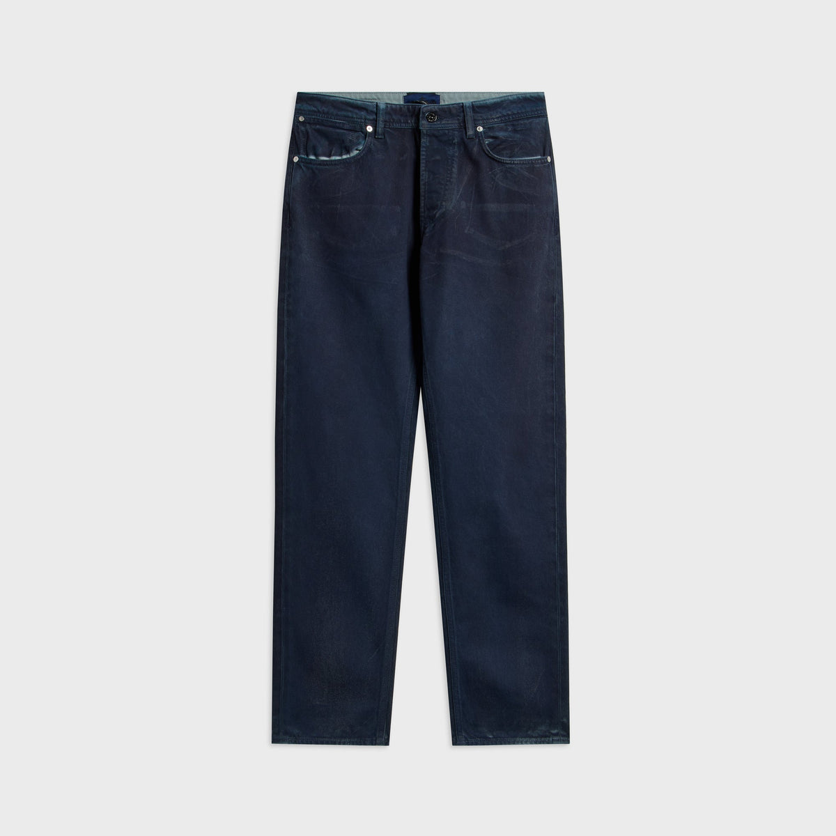 Stone Island Hand Sprayed Reflective Light Bull Denim TC Regular Straight Fit Jean - Slate Blue