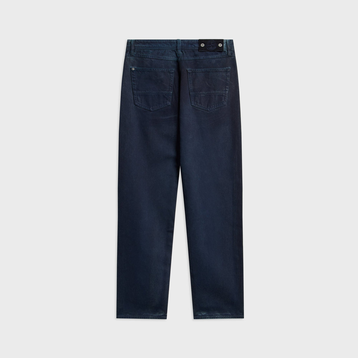 Stone Island Hand Sprayed Reflective Light Bull Denim TC Regular Straight Fit Jean - Slate Blue