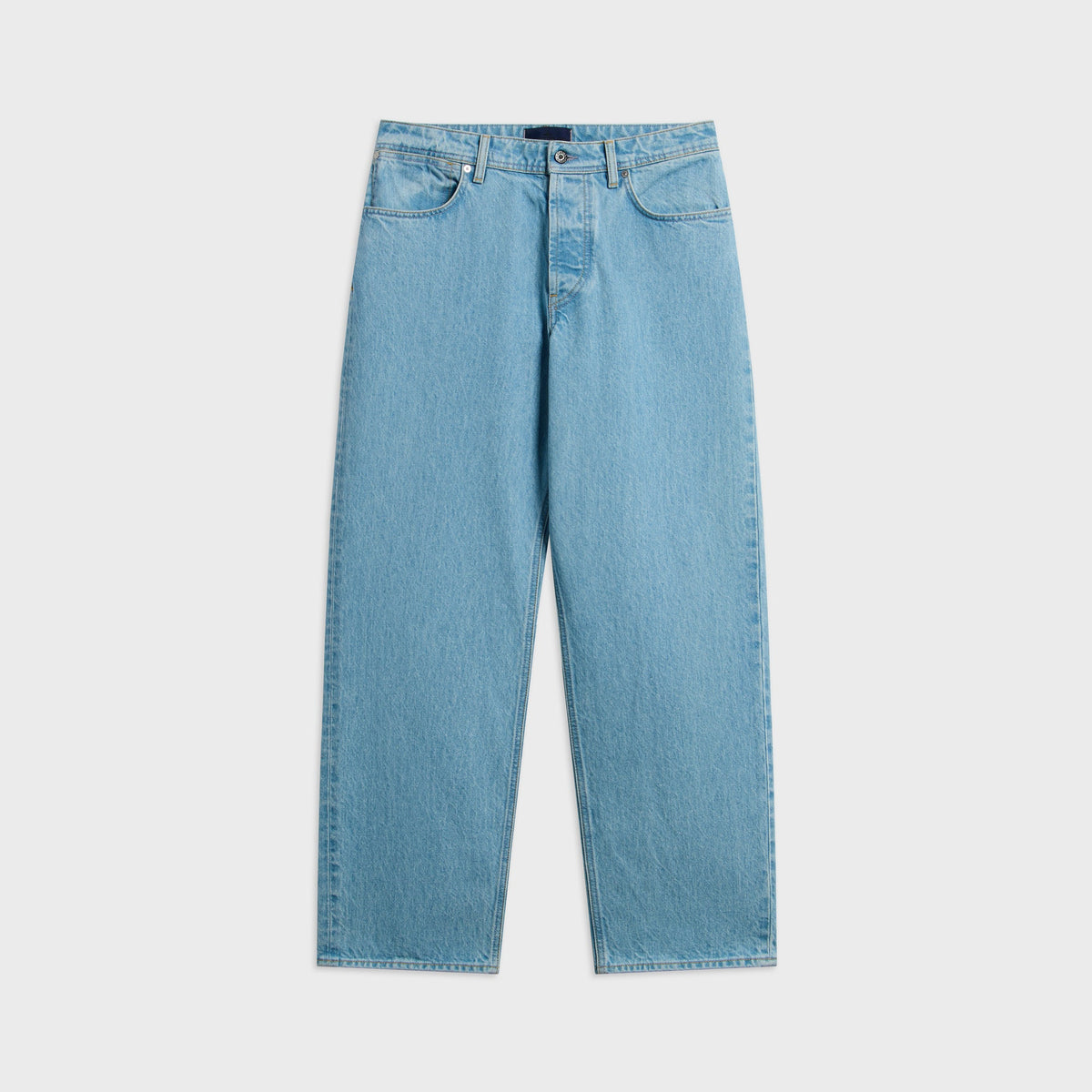 Stone Island Indigo Denim Light Blue Grainy Wash Loose Fit Jean - Blue Light Wash