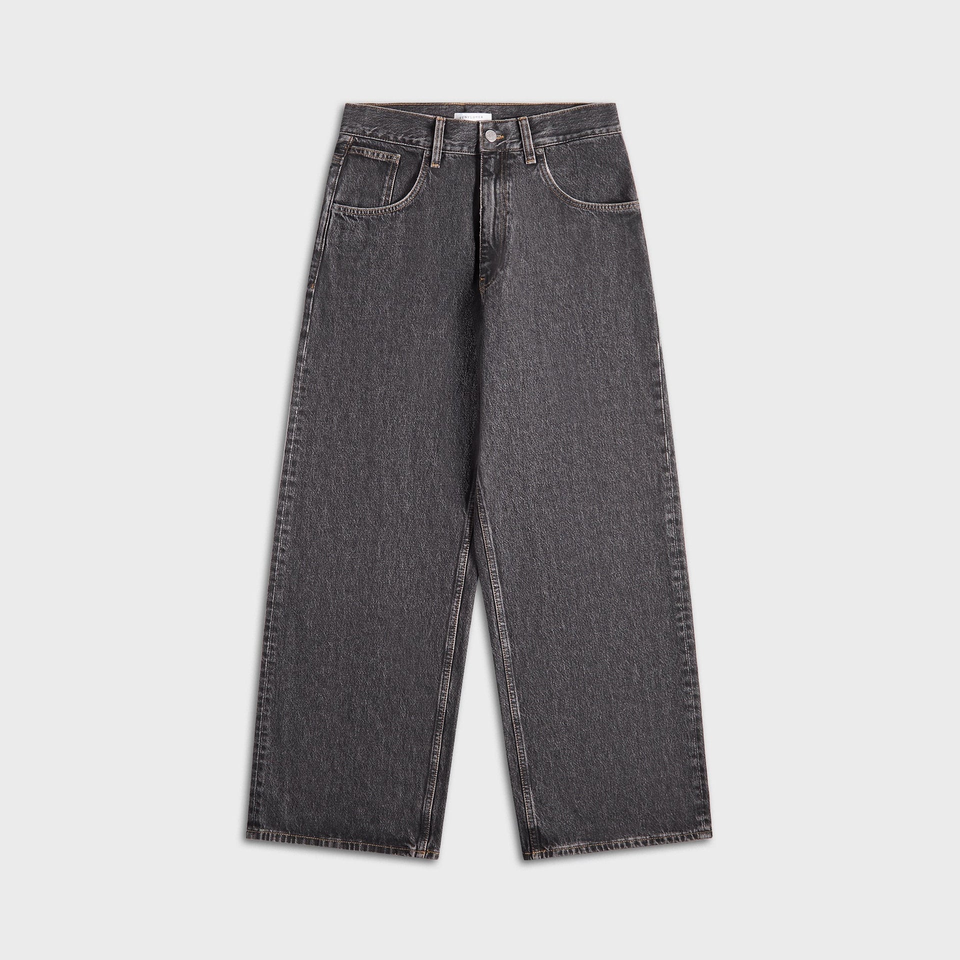 Sunflower Super Wide Jeans - Black Stone