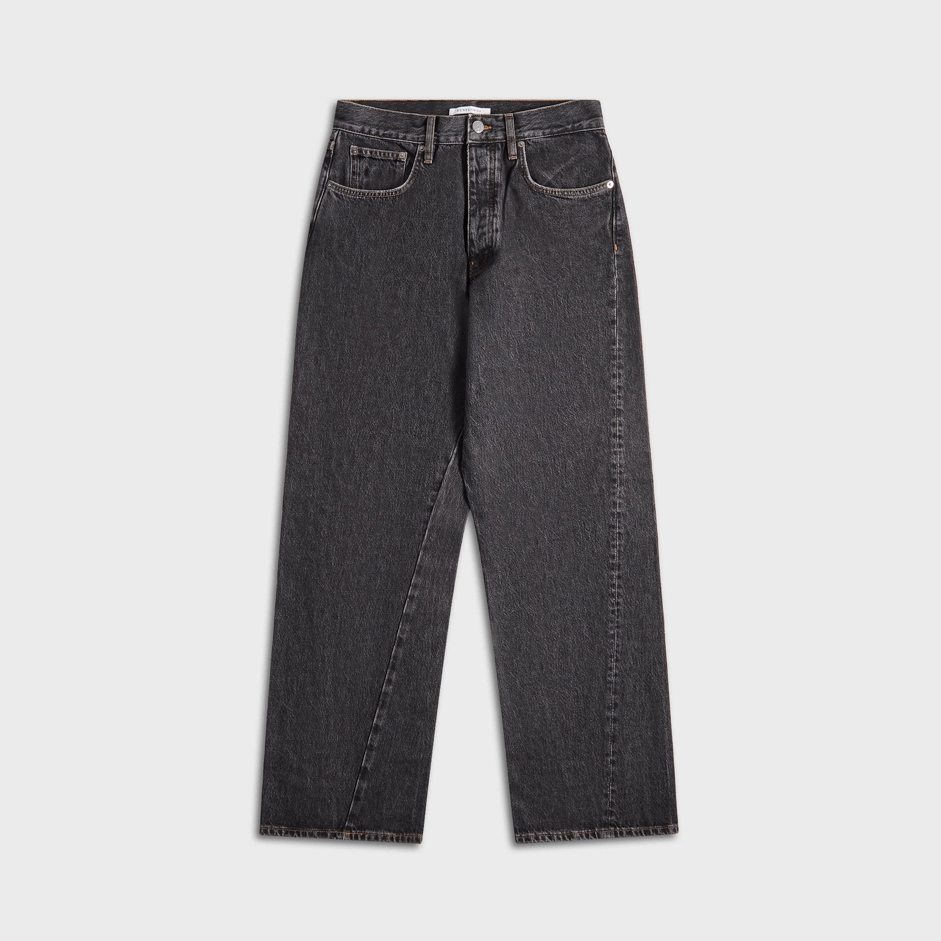 Sunflower Wide Twist Jean - Black Stone