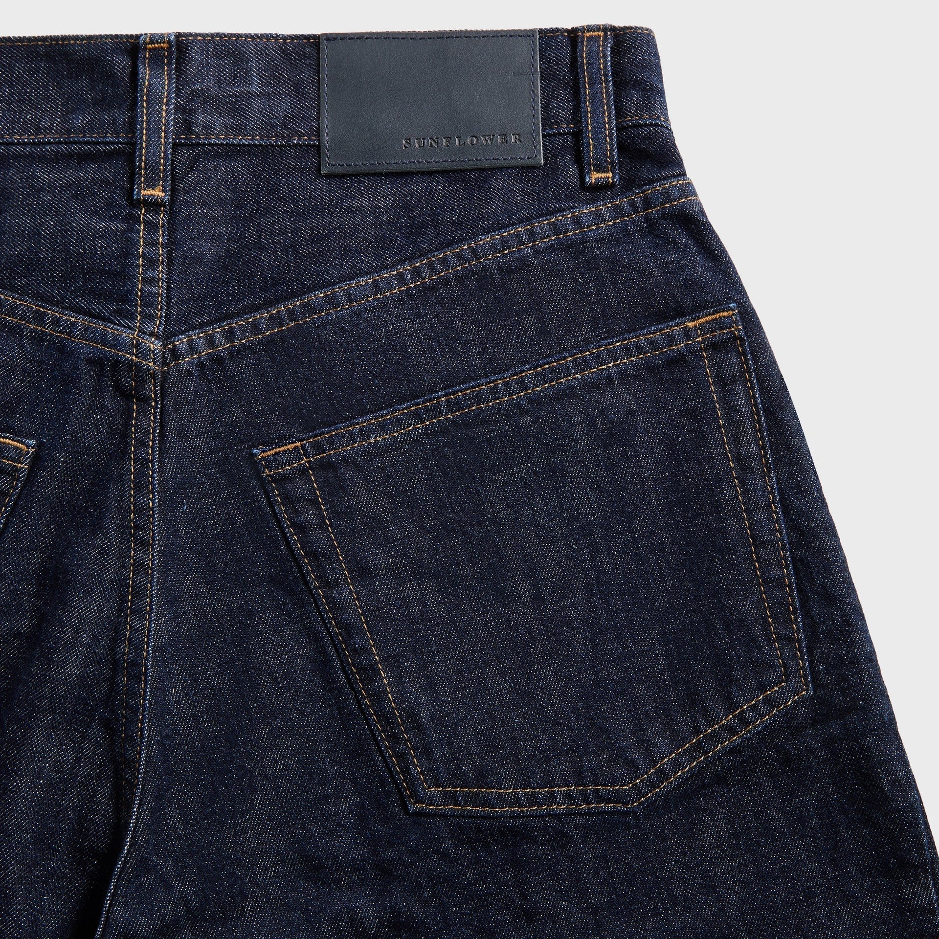 Sunflower Wide Twist Jean - Simple Rinse Blue