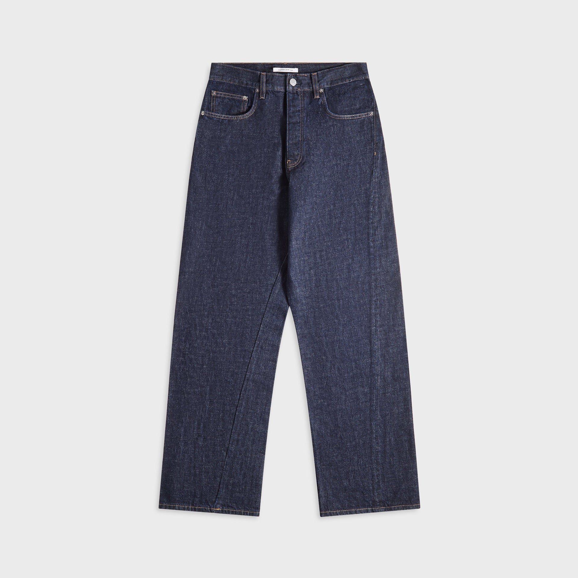 Sunflower Wide Twist Jean - Simple Rinse Blue