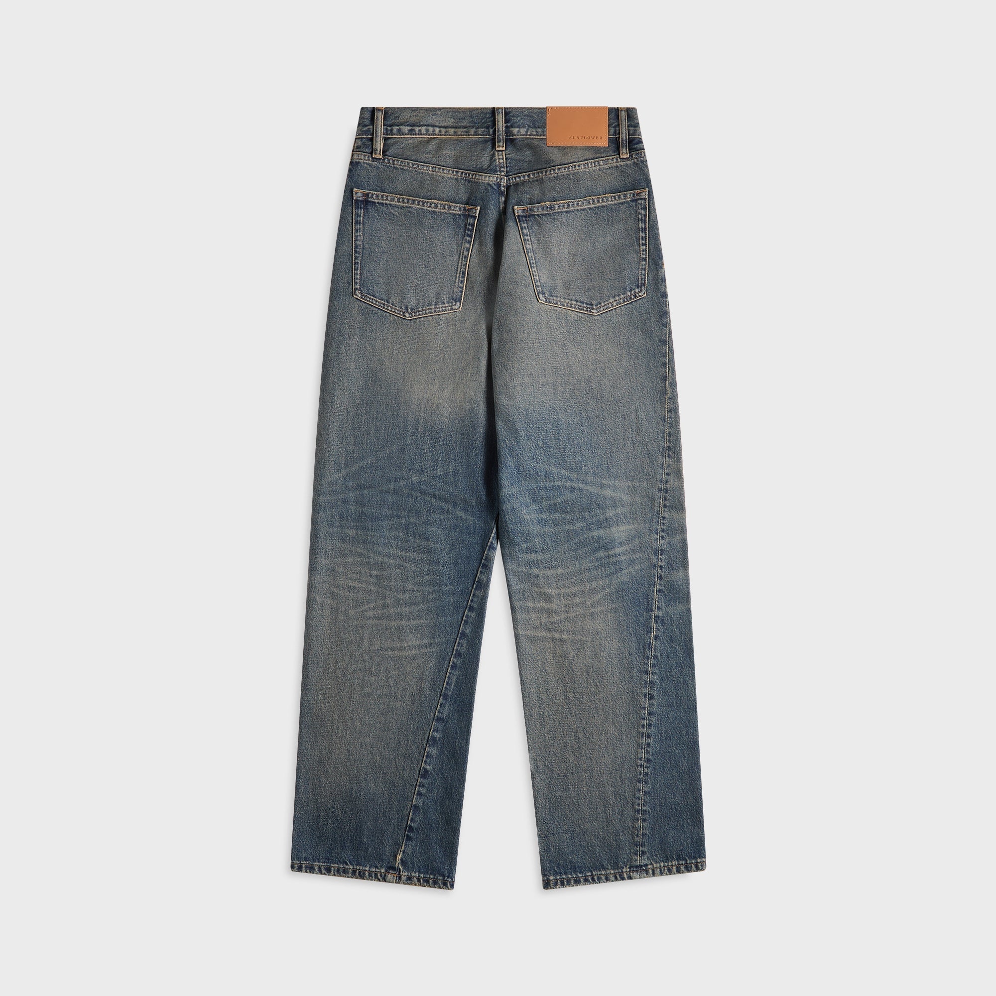 Sunflower Wide Twist Jean - Dirty Blue – Kith