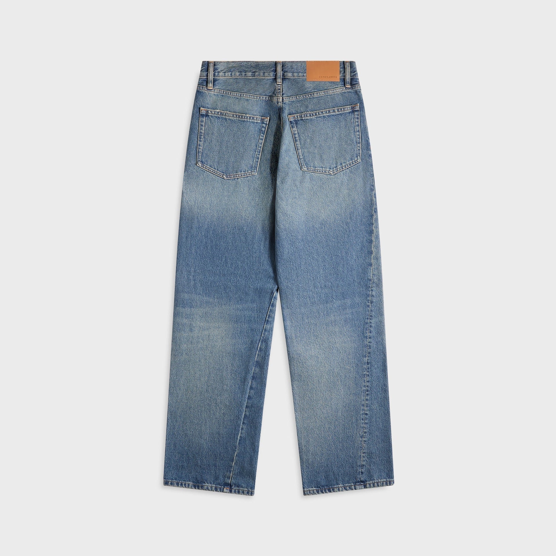 Sunflower Wide Twist Jean - Dark Blue Vintage