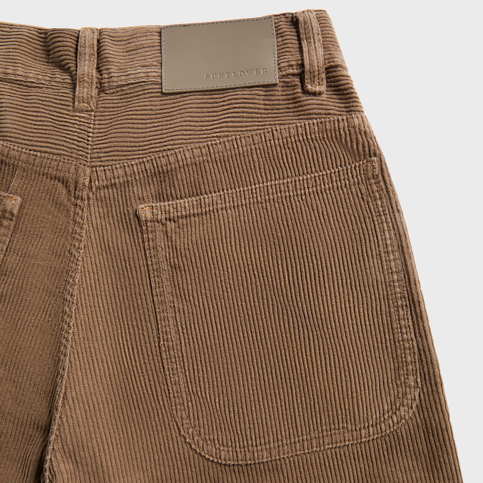 Sunflower Super Wide Jean - Taupe