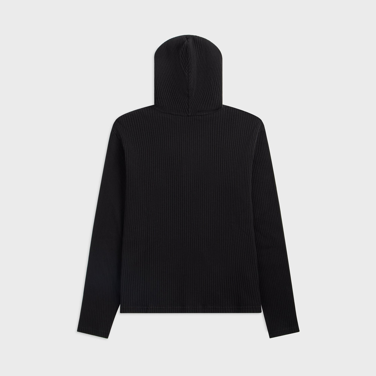 Sunflower Rib Zip Sweat Hoodie - Black