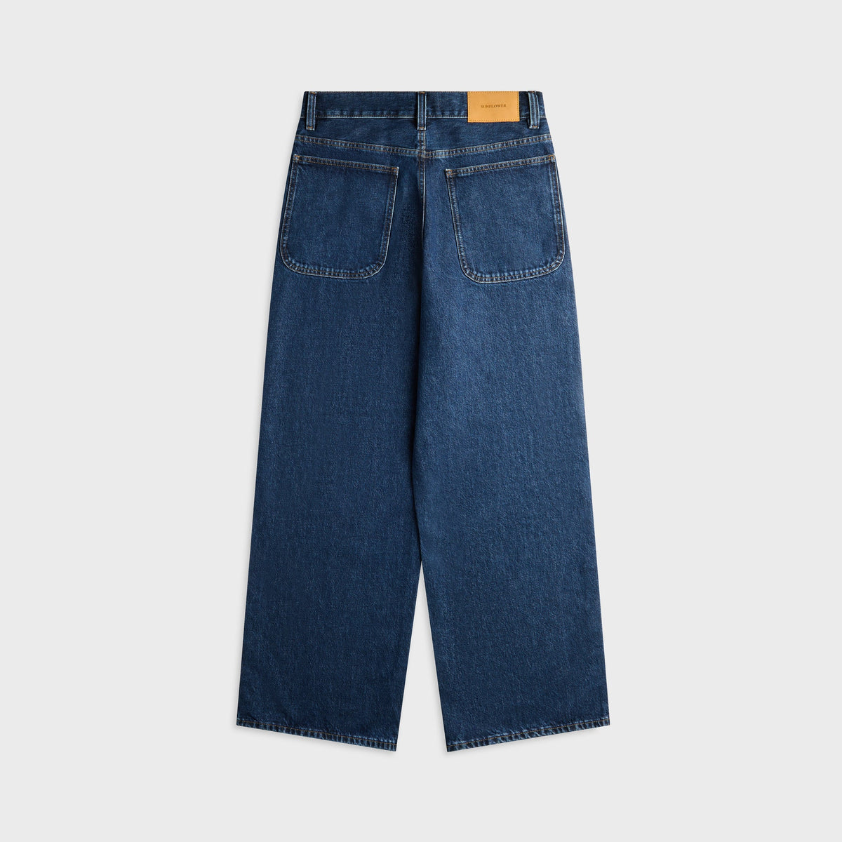 Sunflower Super Wide Jean - Blue Wash