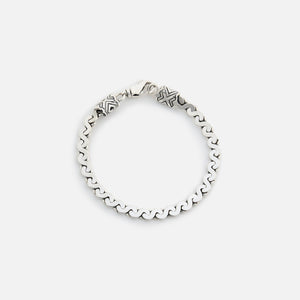 Emanuele Bicocchi Infinity Loop S-link Chain Bracelet (Large) - Silver