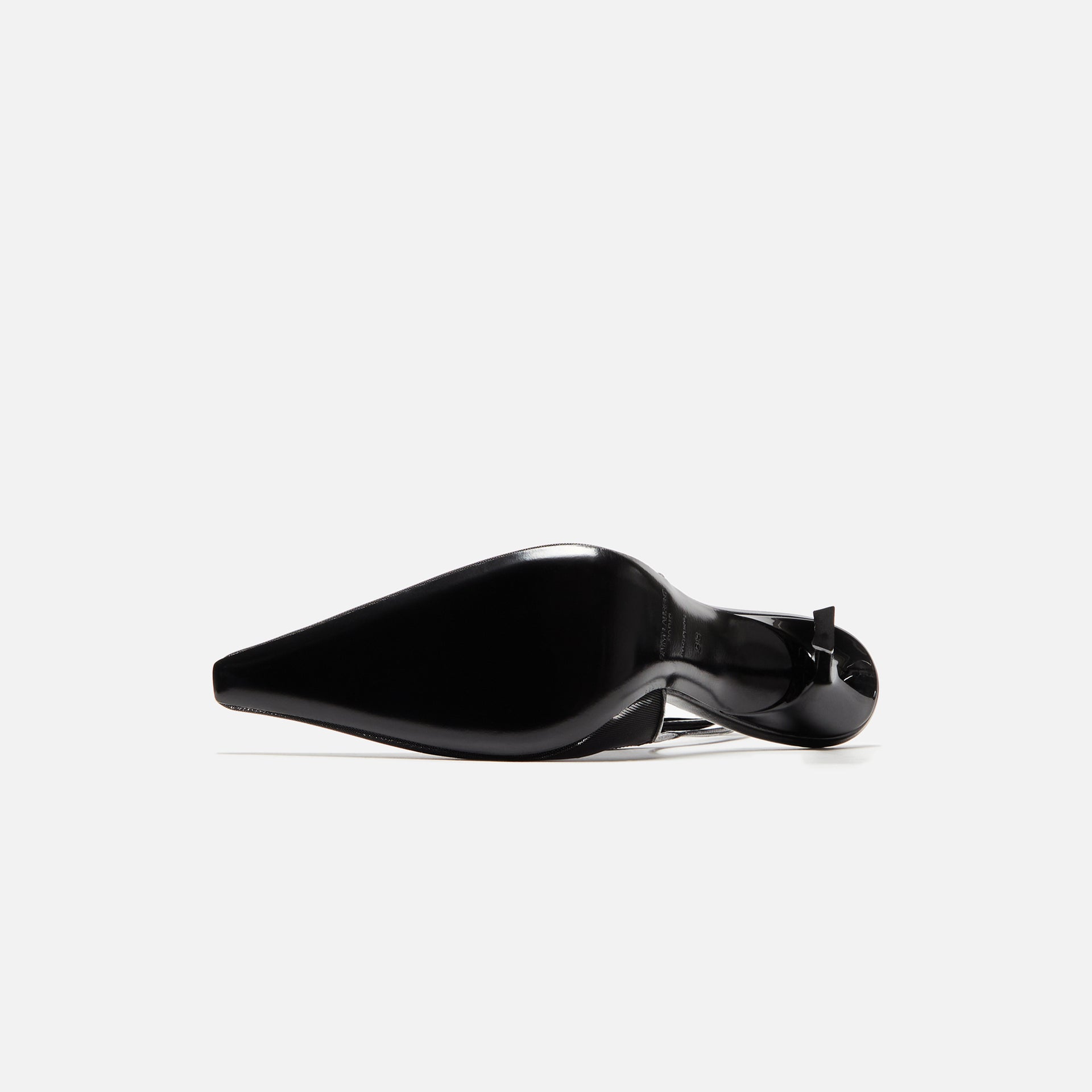 Saint Laurent Aston110 Slingback Tulle - Nero