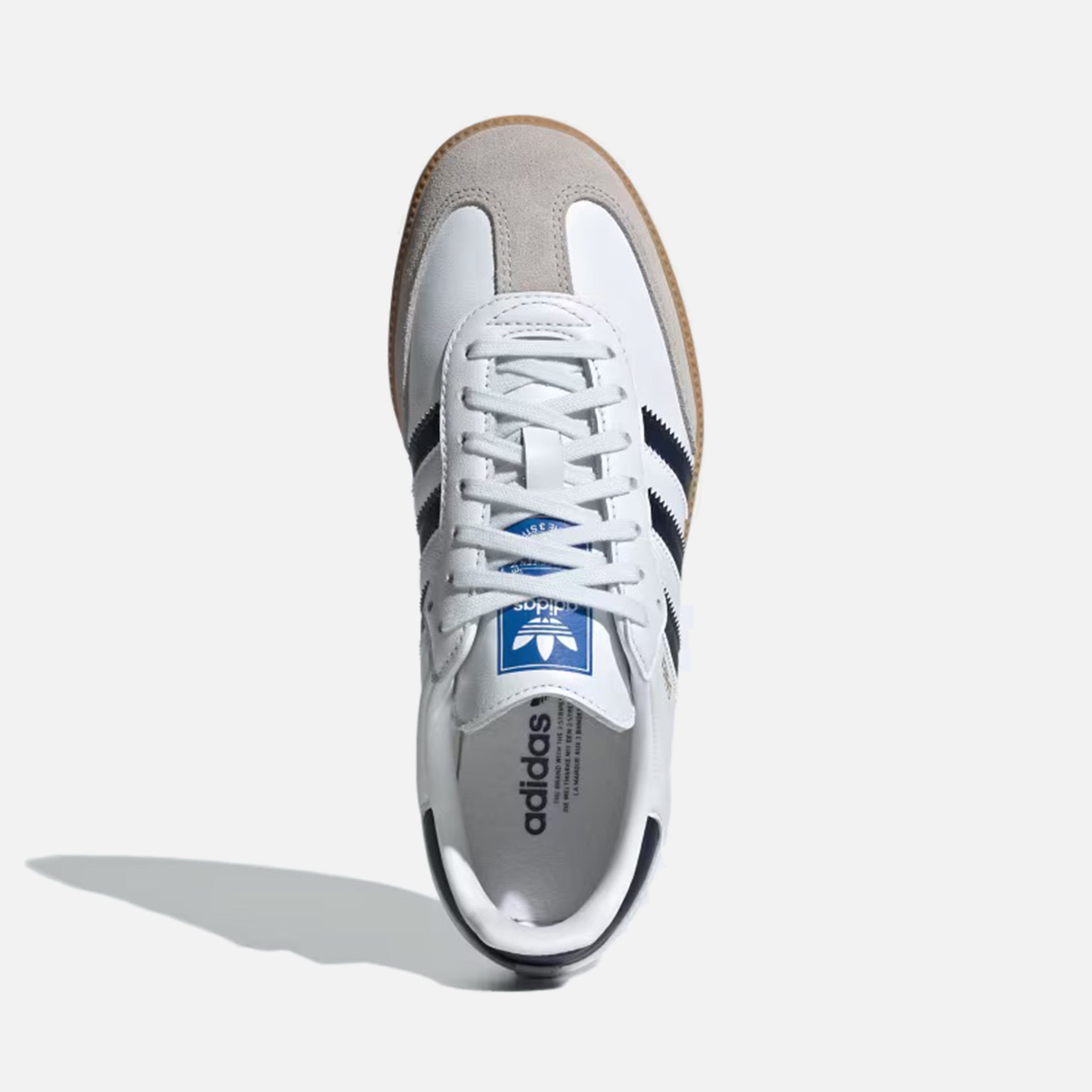 adidas Grade School Samba OG - White / Night Indigo