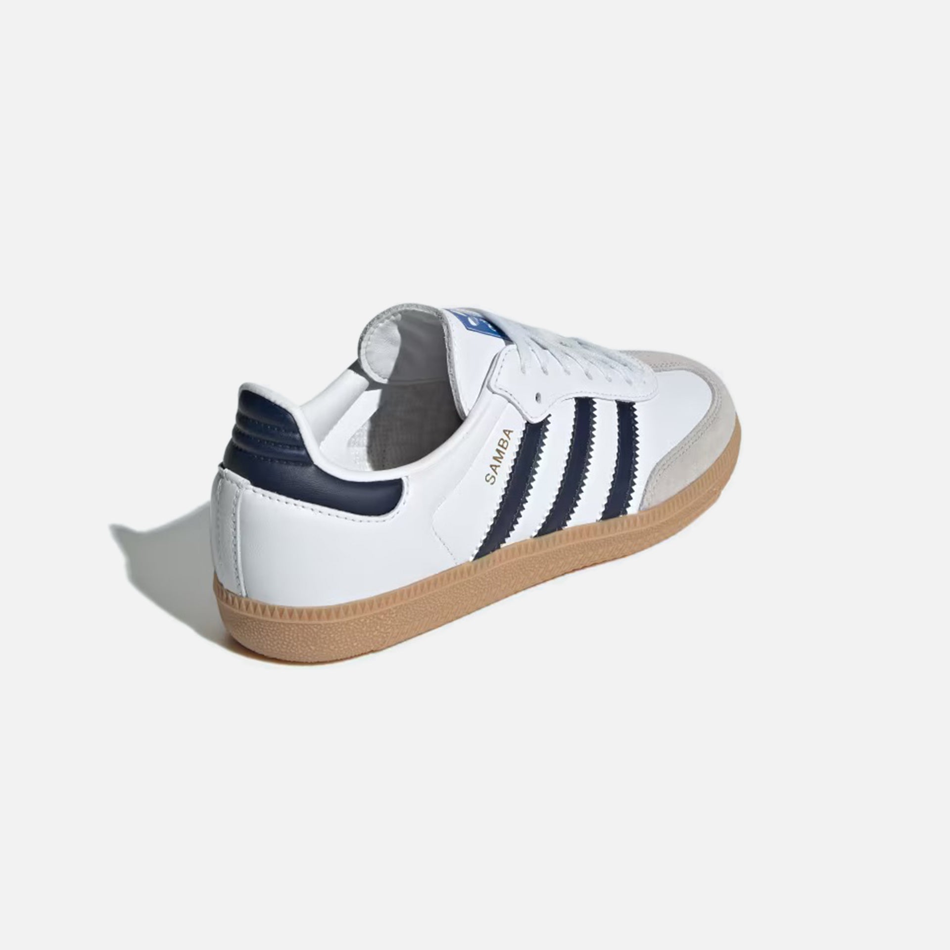 adidas Grade School Samba OG - White / Night Indigo