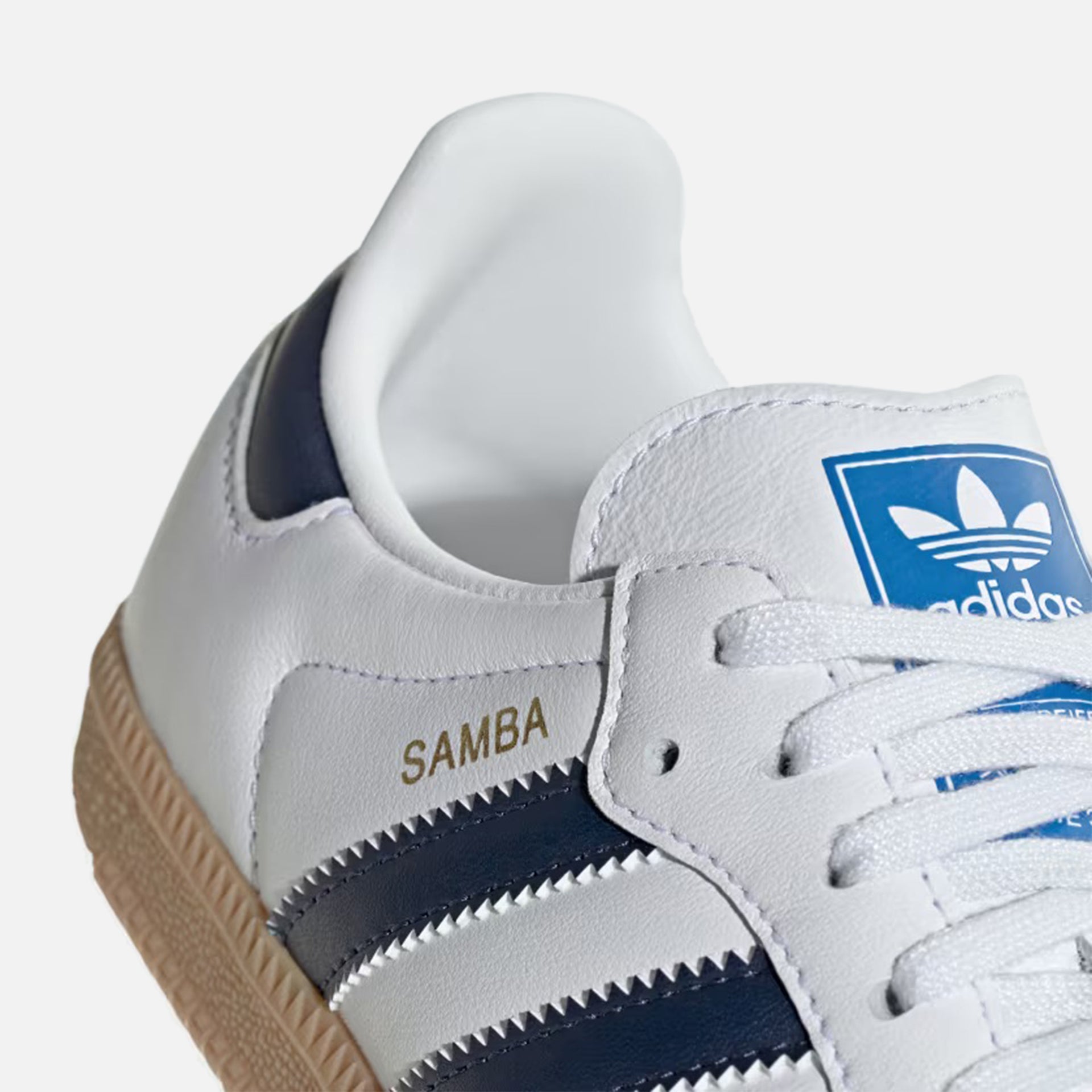 adidas Grade School Samba OG - White / Night Indigo