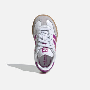 adidas TD Samba OG - White / Purple Burst / Gum3