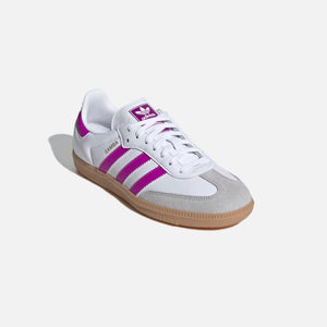 adidas PS Samba OG - White / Purple Burst / Gum 3