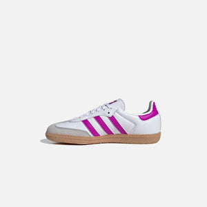 adidas PS Samba OG - White / Purple Burst / Gum 3