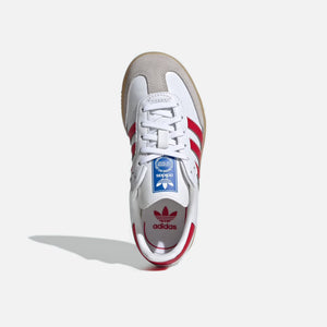 adidas PS Samba OG - White / Collegiate Red / Gum 3